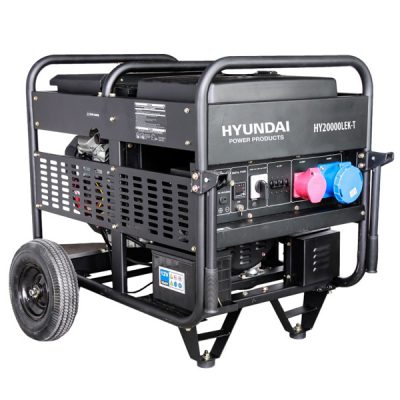 DHY6000LEK Generador Eléctrico Hyundai Motor Diésel Serie PRO Salida  Monofásica 5,5 KVA, Fersa Generadores